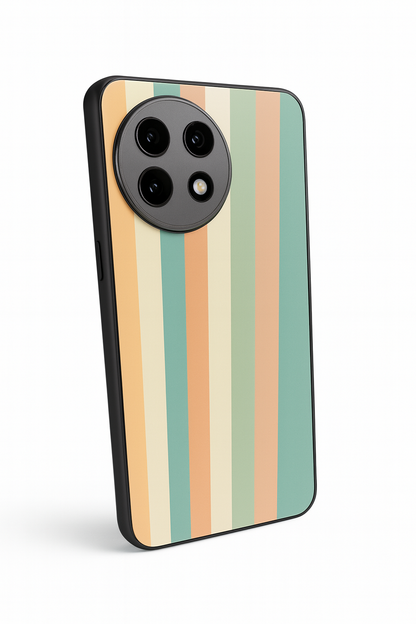 Abstract Strips Premium Glass Back Cover For One Plus 13, 12, 11, 10, Nord Series The Case & Co