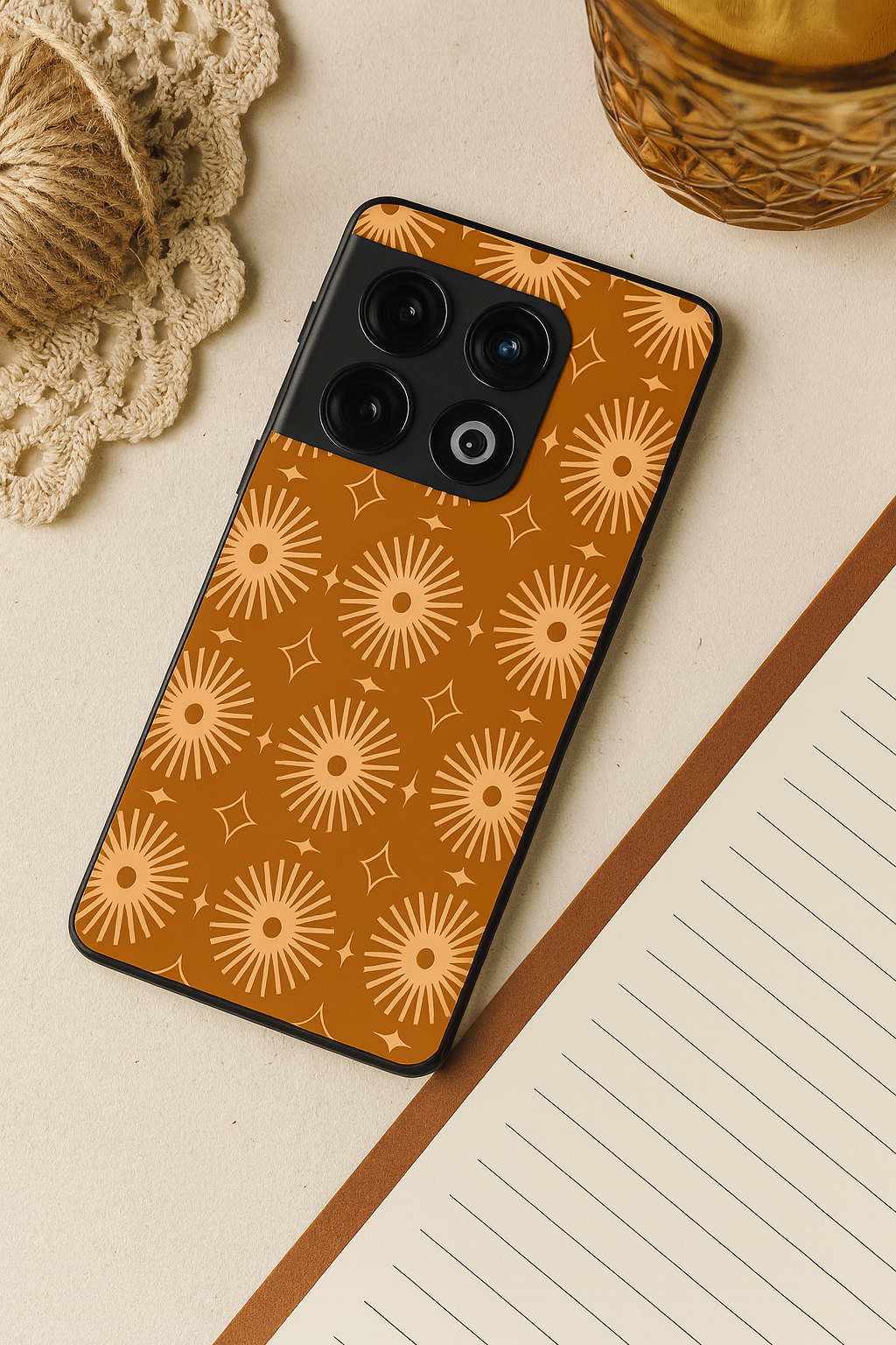 Aesthetic Sparkles Premium Glass Back Cover For One Plus 13, 12, 11, 10, Nord Series The Case & Co