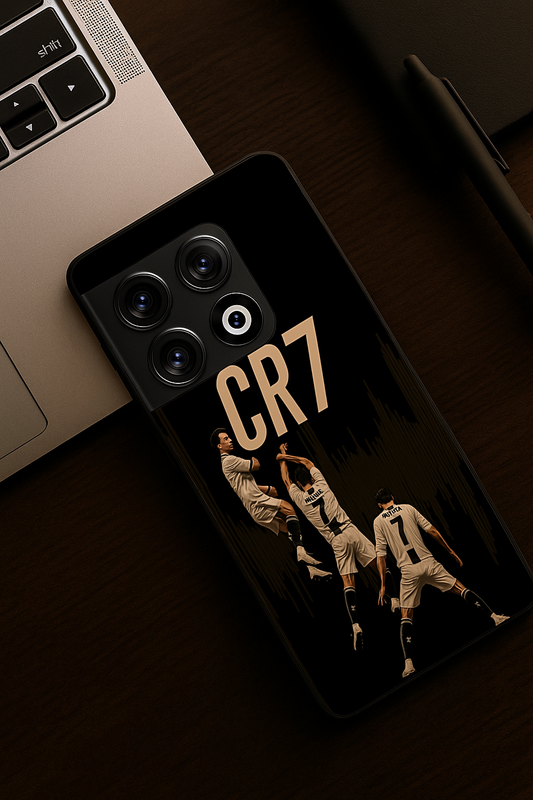 Air CR7 Premium Glass Back Cover For One Plus 13, 12, 11, 10, Nord Series The Case & Co