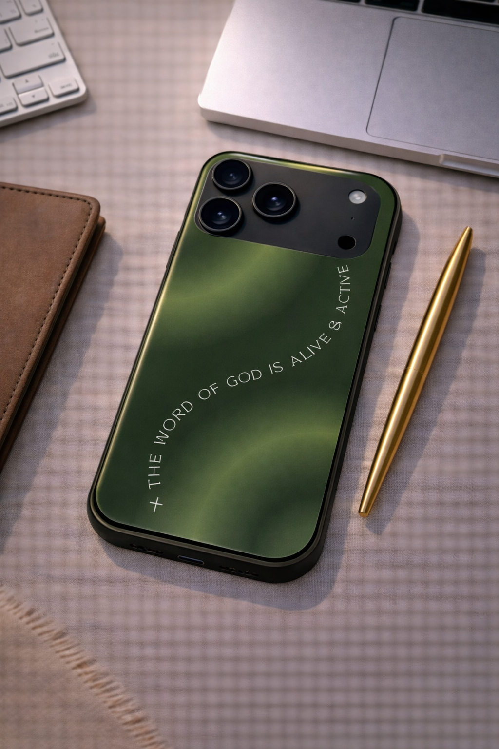 Alive & Active Premium Glass Back Cover For iPhone 11,12,13,14,15,16,17 Models The Case & Co