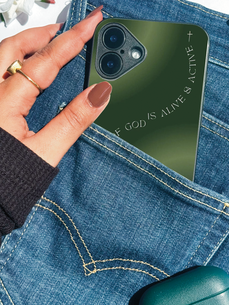 Alive & Active Premium Glass Back Cover For iPhone 11,12,13,14,15,16,17 Models The Case & Co