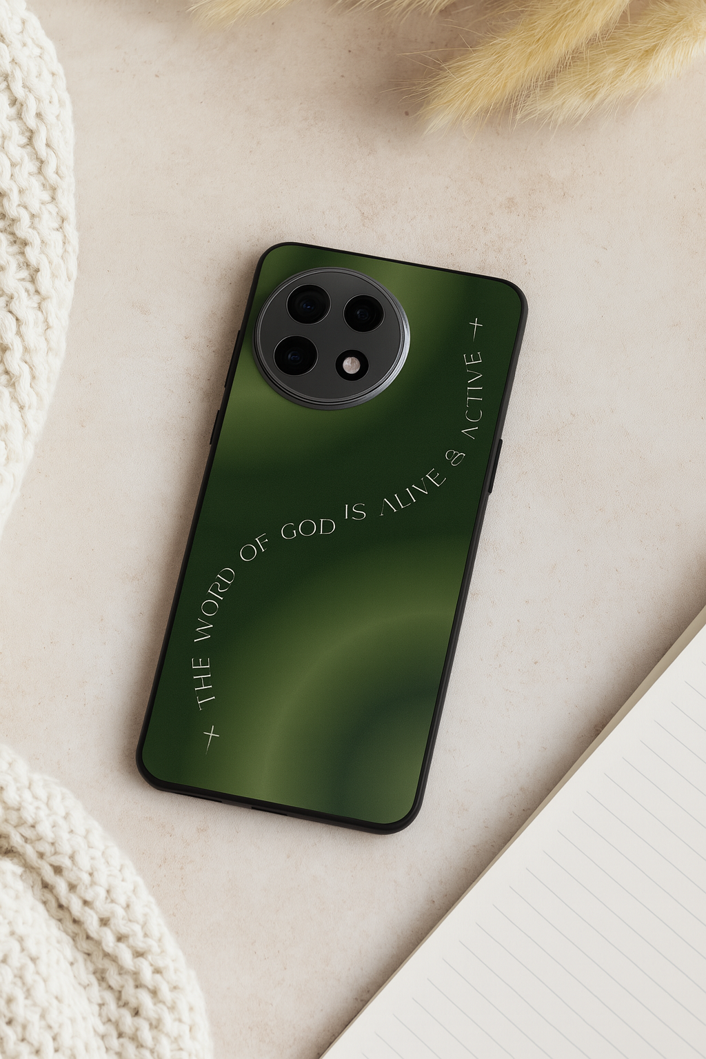 Alive & Active Premium Glass Back Cover For One Plus 13, 12, 11, 10, Nord Series The Case & Co