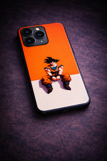 Anime Core Premium Glass Back Cover For iPhone 11,12,13,14,15,16,17 Models The Case & Co