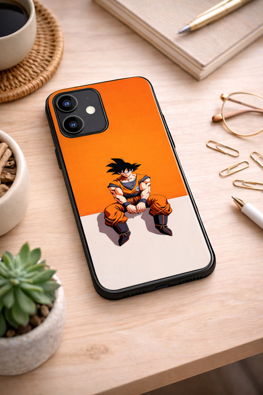 Anime Core Premium Glass Back Cover For iPhone 11,12,13,14,15,16,17 Models The Case & Co