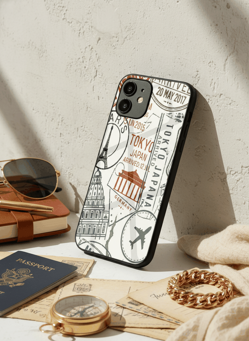 ARRIVE SOON Glass Back Cover For iPhone 11-17 The Case & Co
