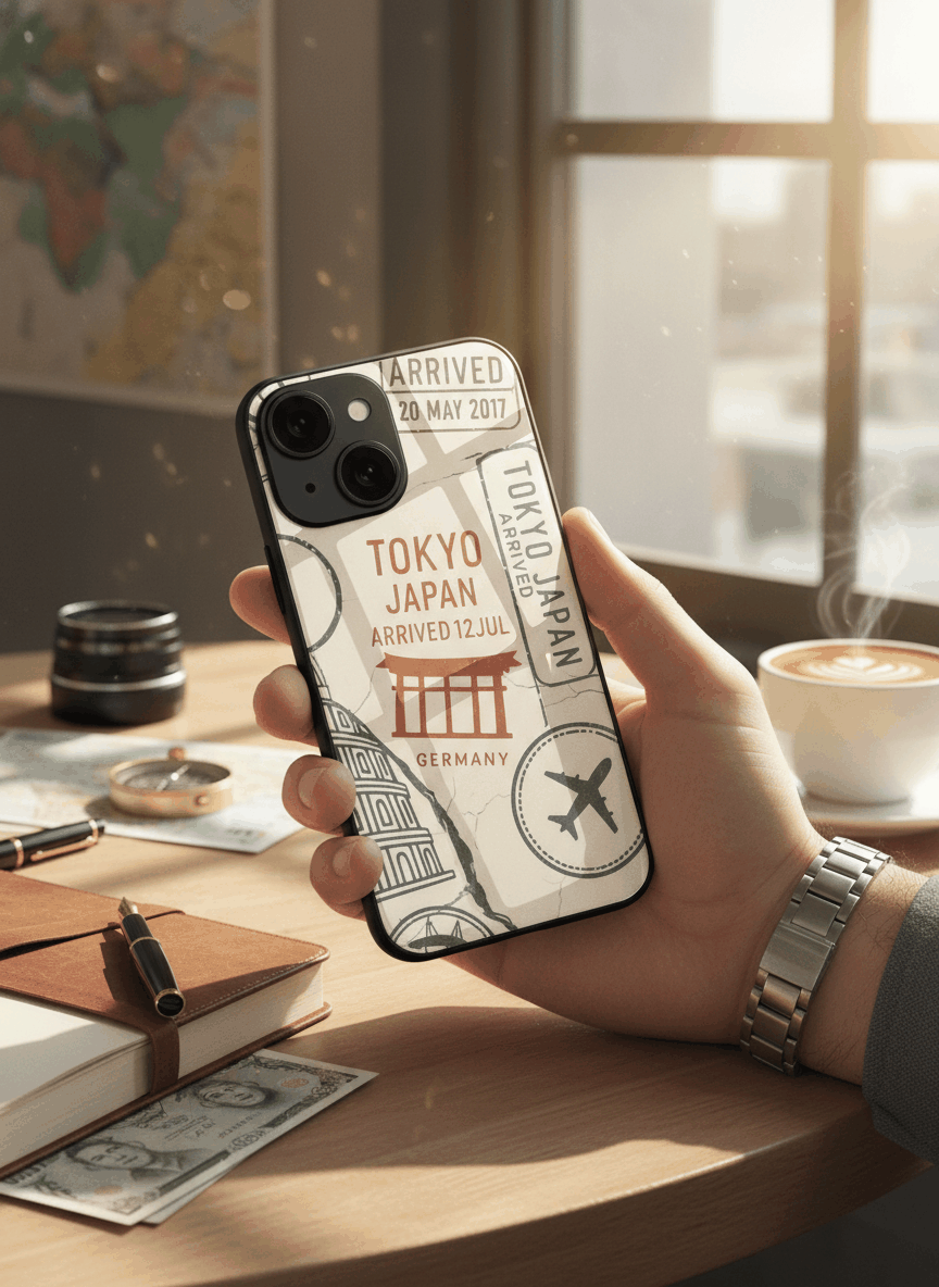 ARRIVE SOON Glass Back Cover For iPhone 11-17 The Case & Co