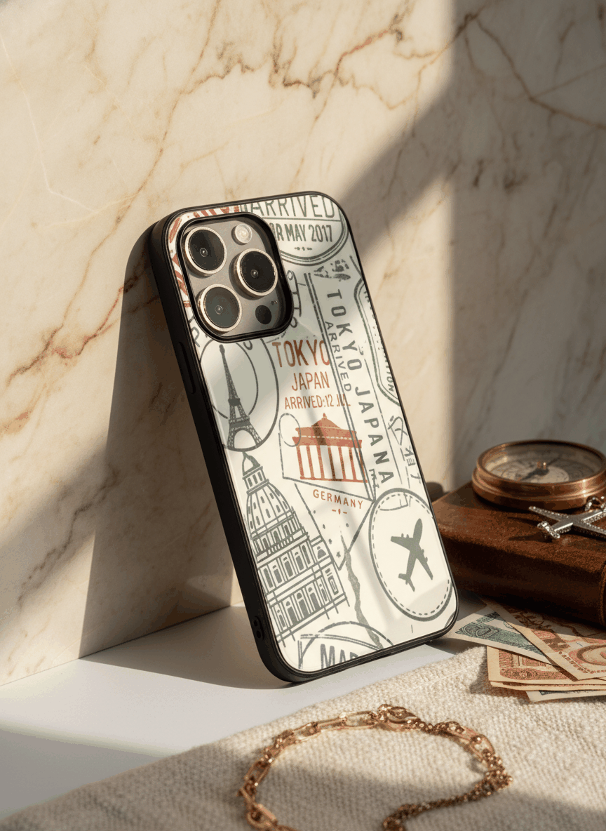 ARRIVE SOON Glass Back Cover For iPhone 11-17 The Case & Co