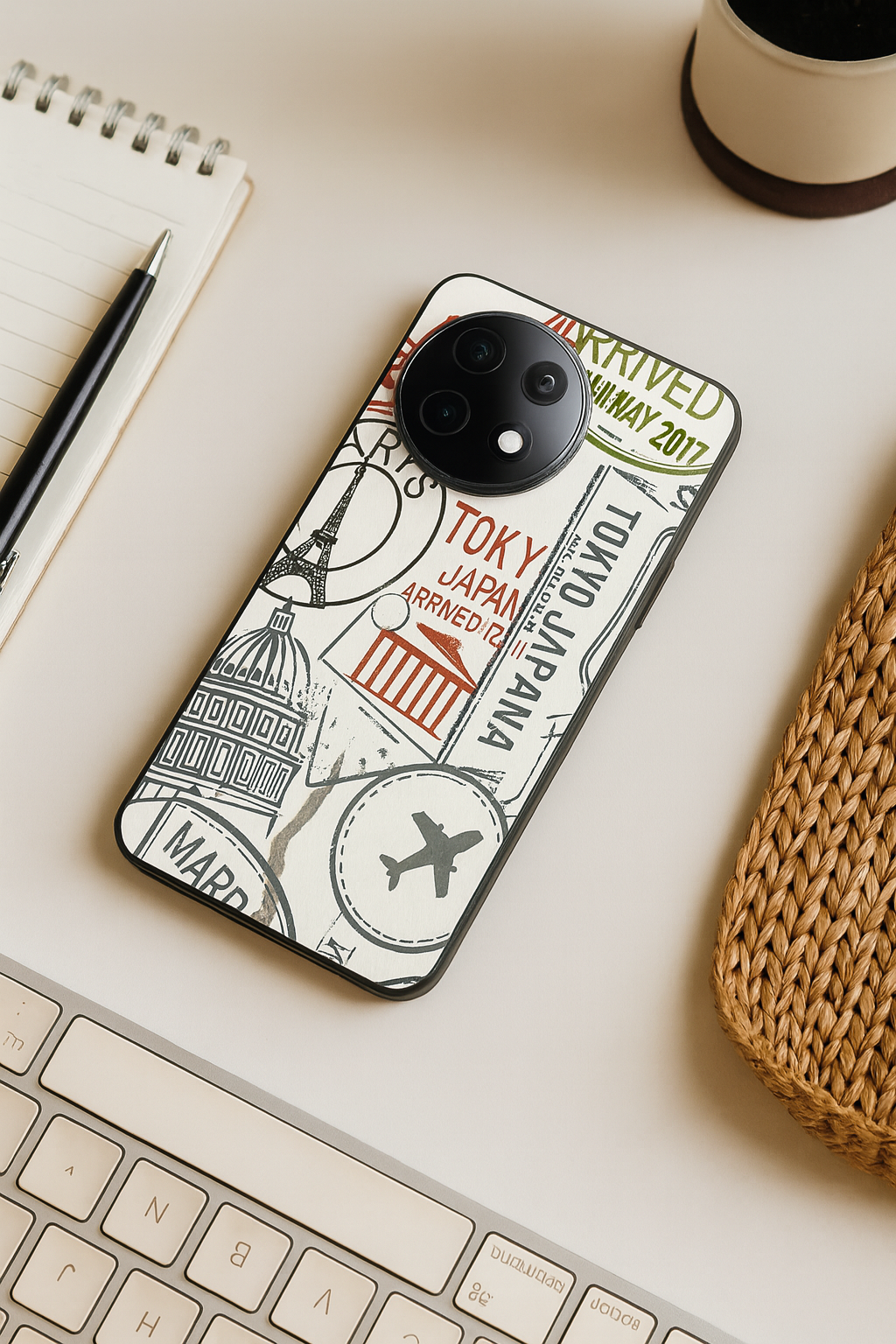 ARRIVE SOON Premium Glass Back Cover For One Plus 13, 12, 11, 10, Nord Series The Case & Co