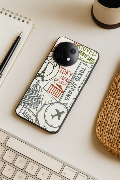 ARRIVE SOON Premium Glass Back Cover For One Plus 13, 12, 11, 10, Nord Series The Case & Co