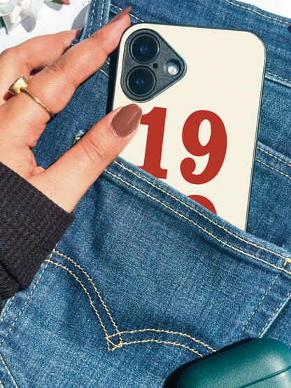 Back to ’99 Premium Glass Back Cover For iPhone 11,12,13,14,15,16,17 Models The Case & Co