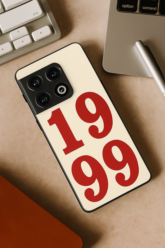 Back To 99 Premium Glass Back Cover For One Plus 13, 12, 11, 10, Nord Series The Case & Co