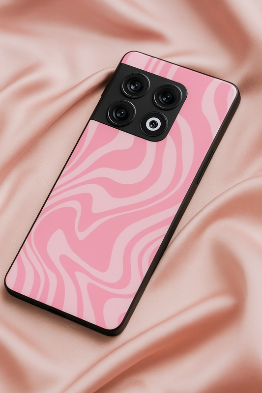 Barbie Swirl Premium Glass Back Cover For One Plus 13, 12, 11, 10, Nord Series The Case & Co