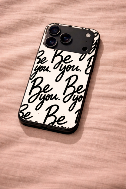 Be-You Premium Glass Back Cover For iPhone 11,12,13,14,15,16 Models The Case & Co