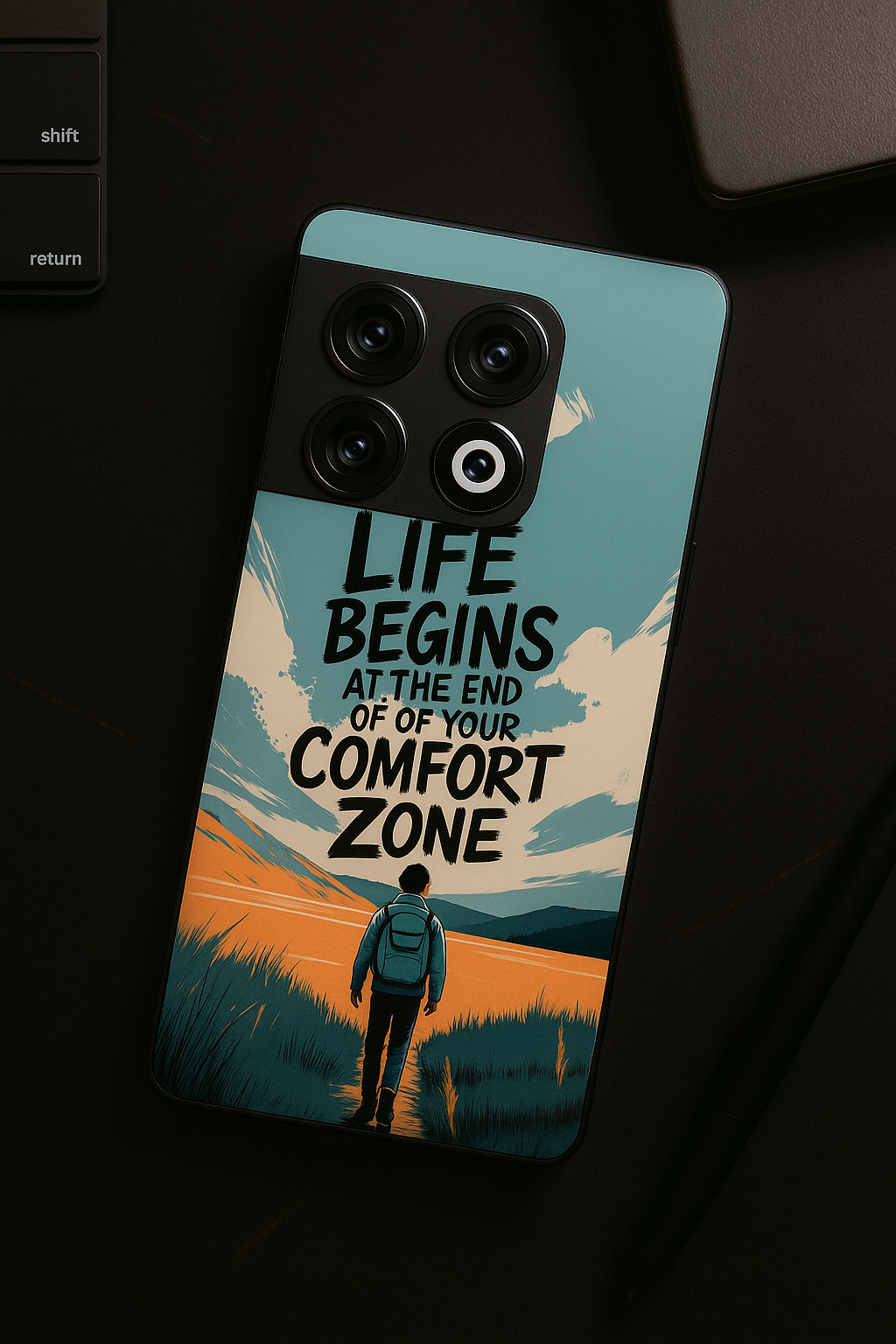 Beyond Limits Premium Glass Back Cover For One Plus 13, 12, 11, 10, Nord Series The Case & Co