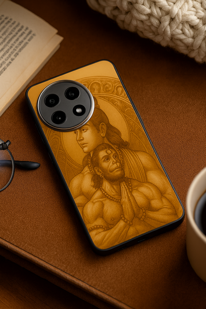 Bhakti Eternal Premium Glass Back Cover For One Plus 13, 12, 11, 10, Nord Series The Case & Co