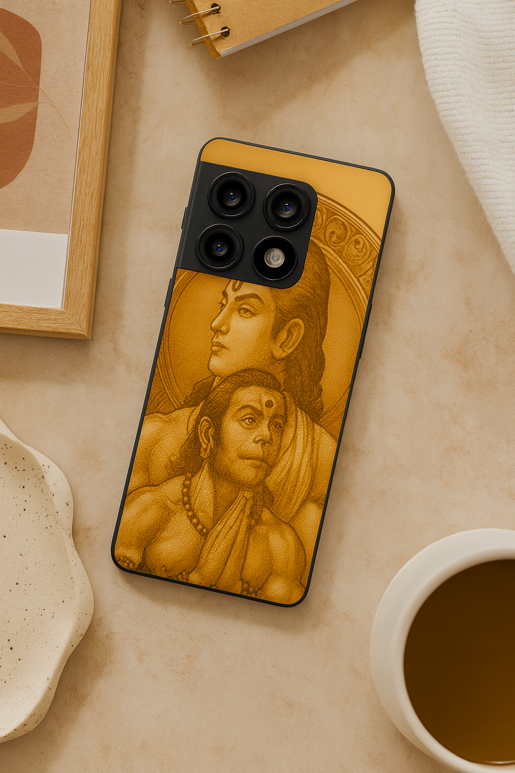 Bhakti Eternal Premium Glass Back Cover For One Plus 13, 12, 11, 10, Nord Series The Case & Co