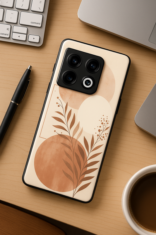 Blush Harmon Premium Glass Back Cover For One Plus 13, 12, 11, 10, Nord Series The Case & Co