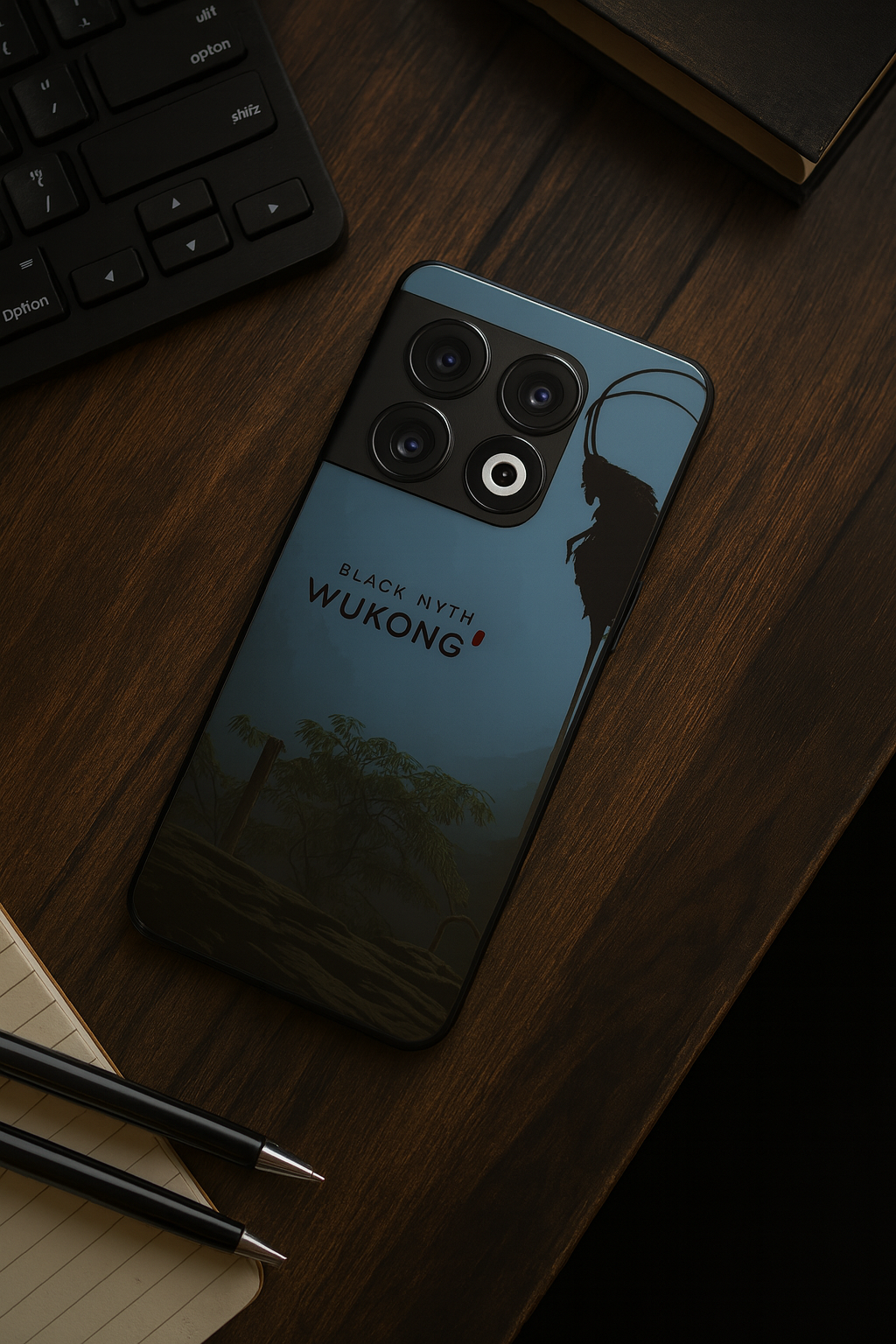 BMW-Black Myth Wukong Premium Glass Back Cover For One Plus 13, 12, 11, 10, Nord Series The Case & Co