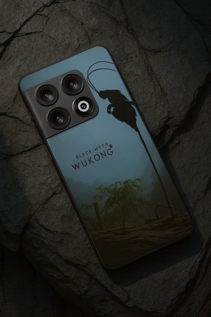 BMW-Black Myth Wukong Premium Glass Back Cover For One Plus 13, 12, 11, 10, Nord Series The Case & Co