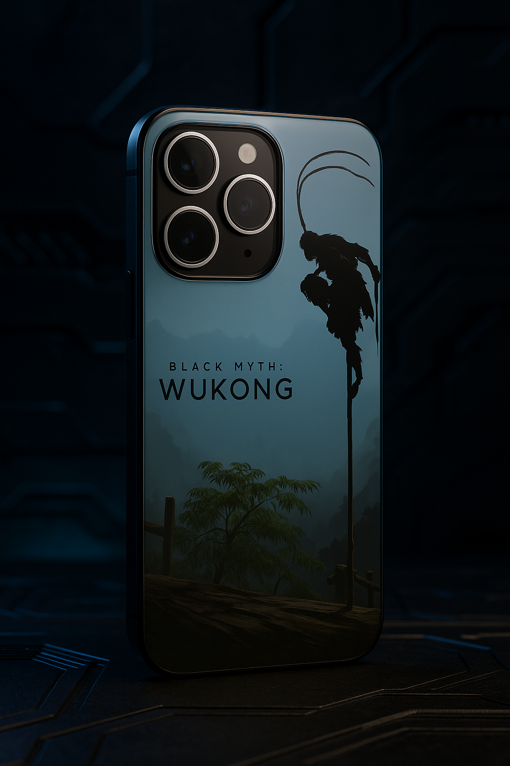 BMW -Black Myth Wukong Premium Glass Back Cover | iPhone 11,12,13,14,15,16,17 Models The Case & Co
