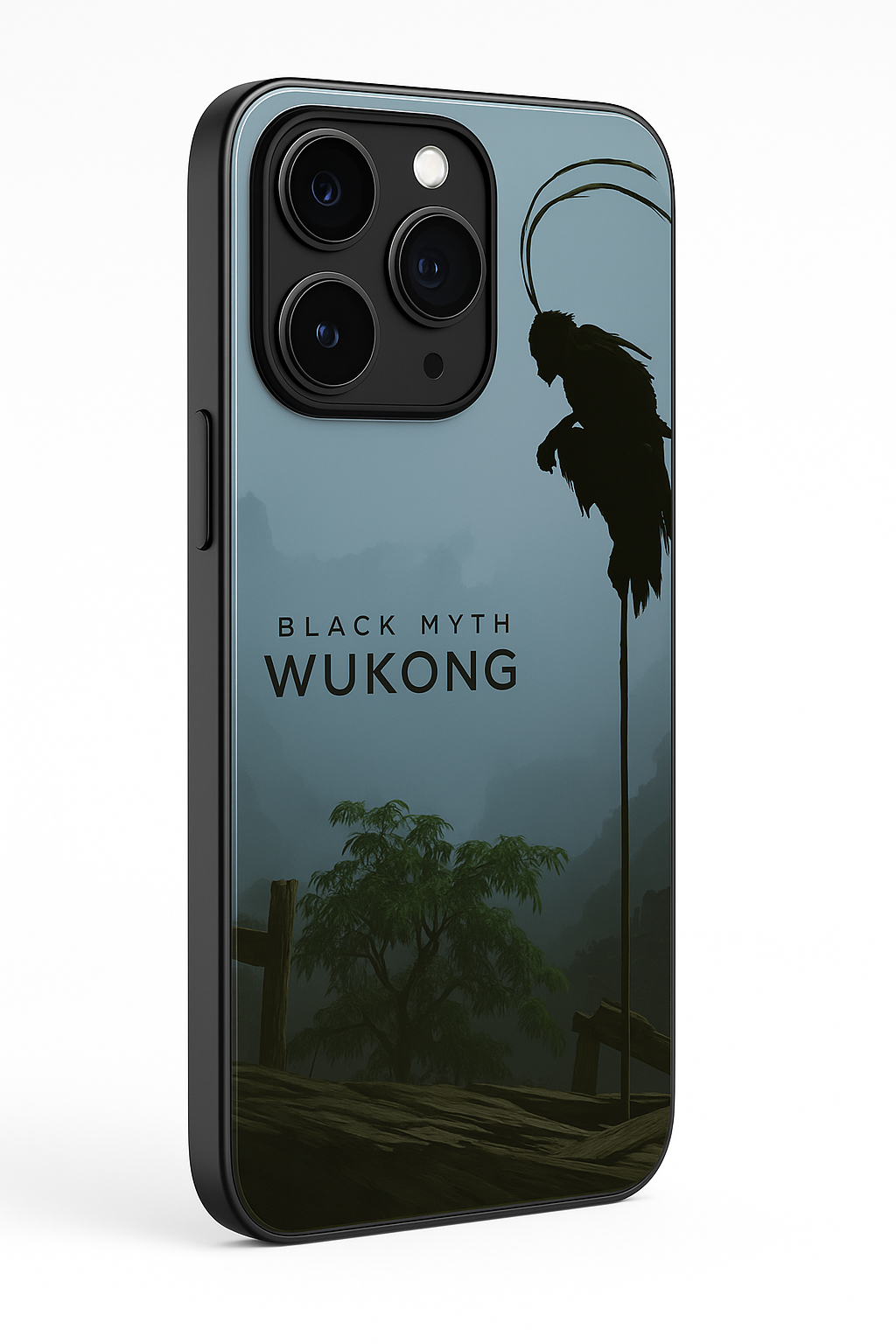 BMW -Black Myth Wukong Premium Glass Back Cover | iPhone 11,12,13,14,15,16,17 Models The Case & Co