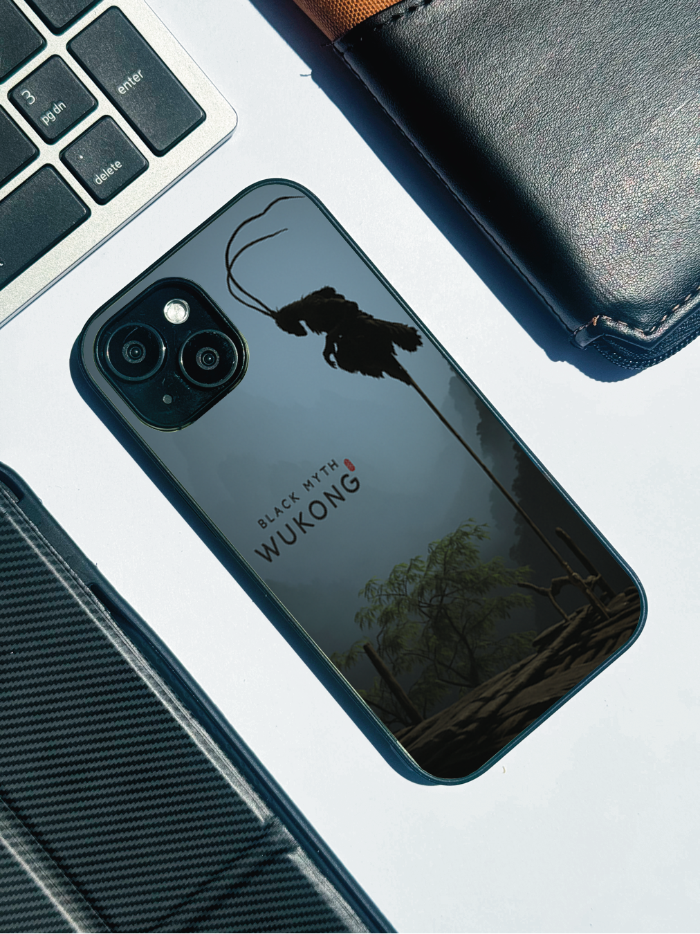 BMW -Black Myth Wukong Premium Glass Back Cover | iPhone 11,12,13,14,15,16,17 Models The Case & Co