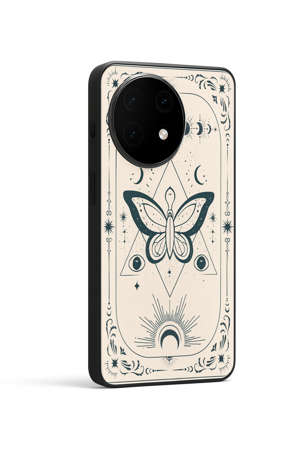 Boho Butterfly Glass Back Cover For One Plus 13, 12, 11, 10, Nord Series The Case & Co