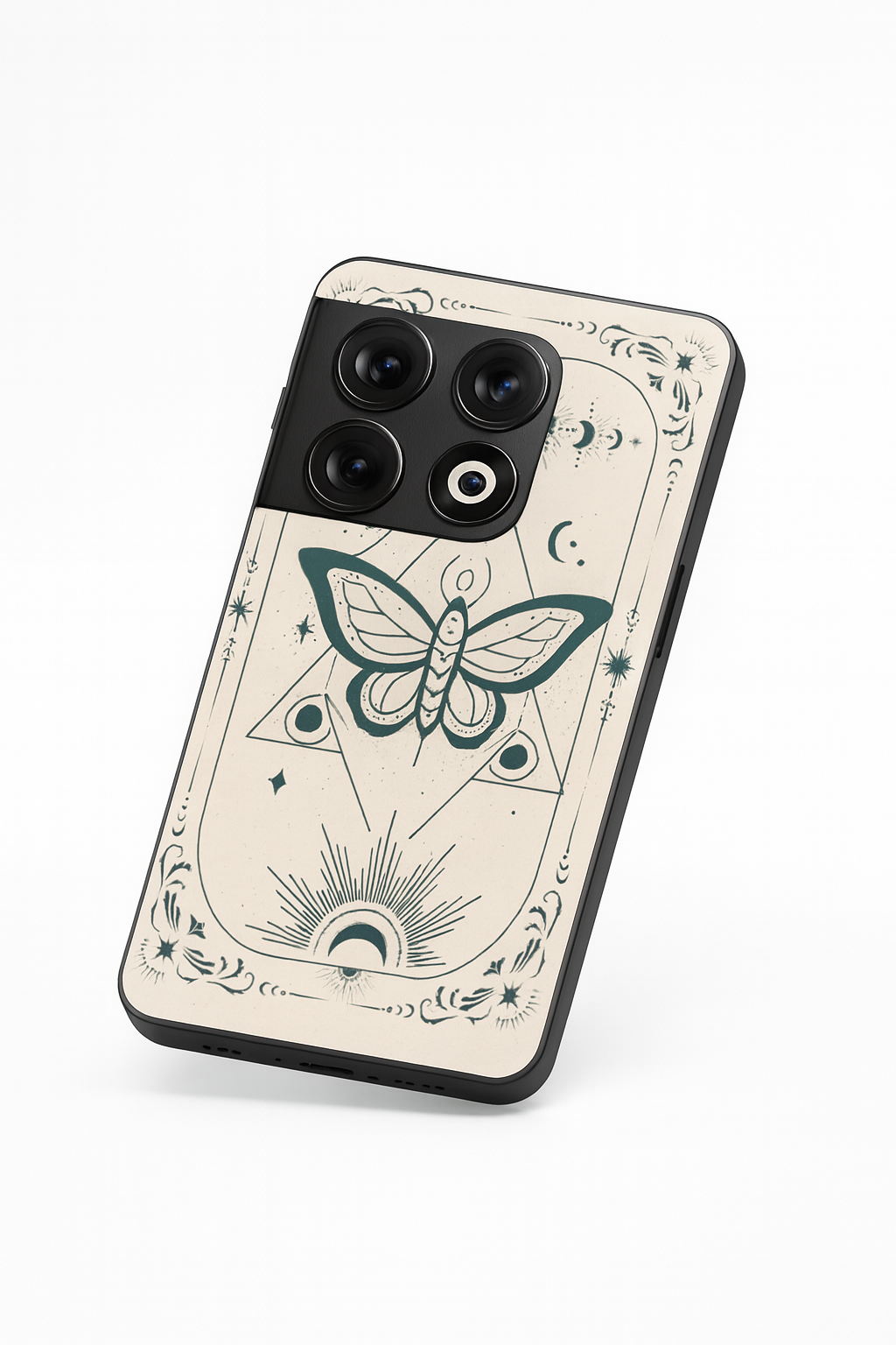 Boho Butterfly Glass Back Cover For One Plus 13, 12, 11, 10, Nord Series The Case & Co