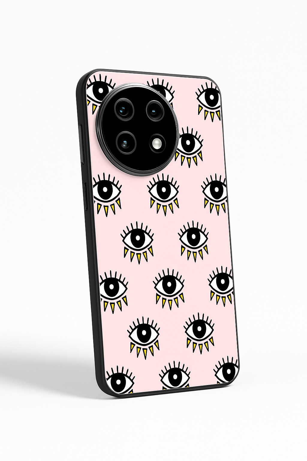 Boho Evil Eye Premium Glass Back Cover For One Plus 13, 12, 11, 10, Nord Series The Case & Co