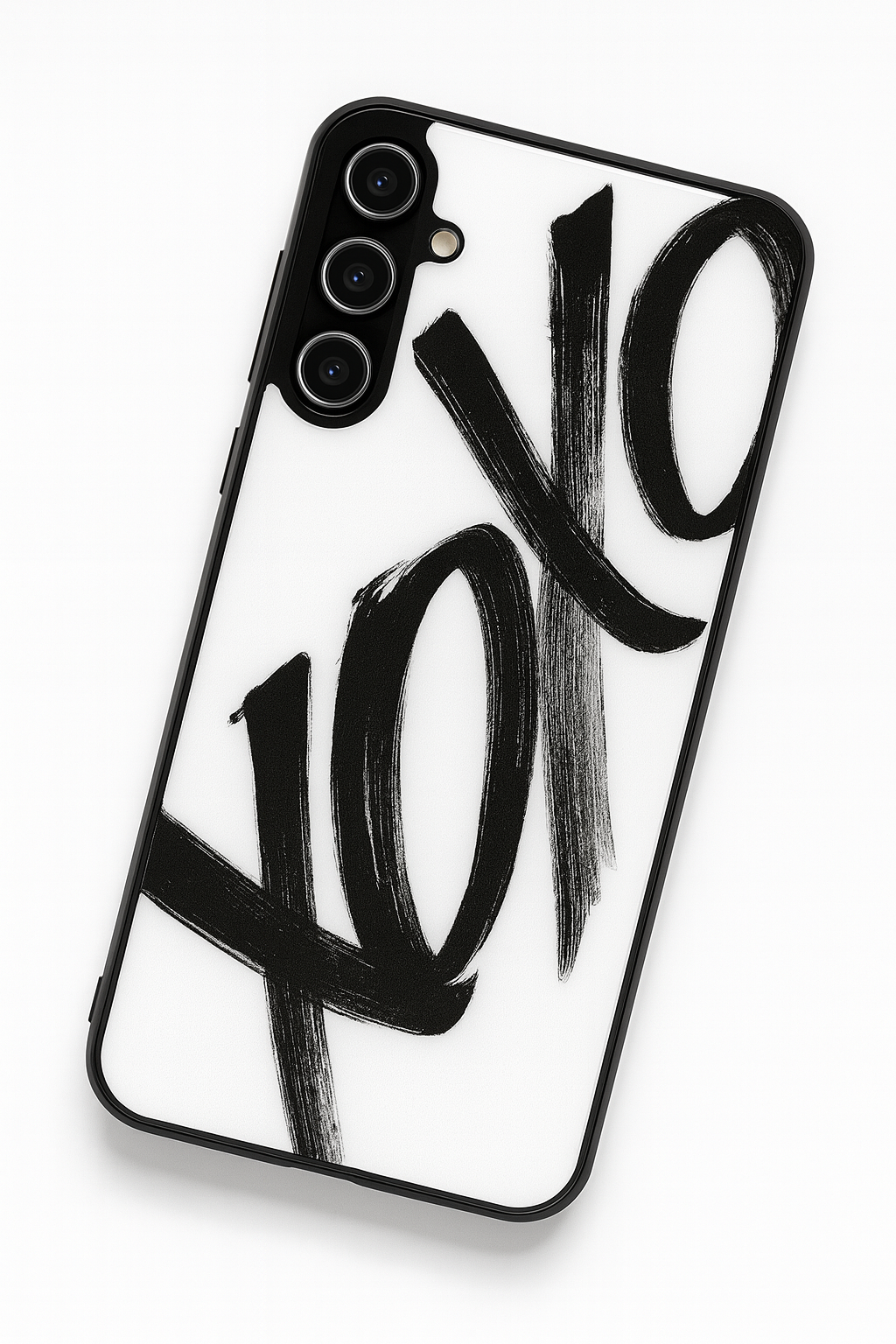 Bold XOXO Premium Glass Back Cover For Galaxy S, A, M & F Series The Case & Co