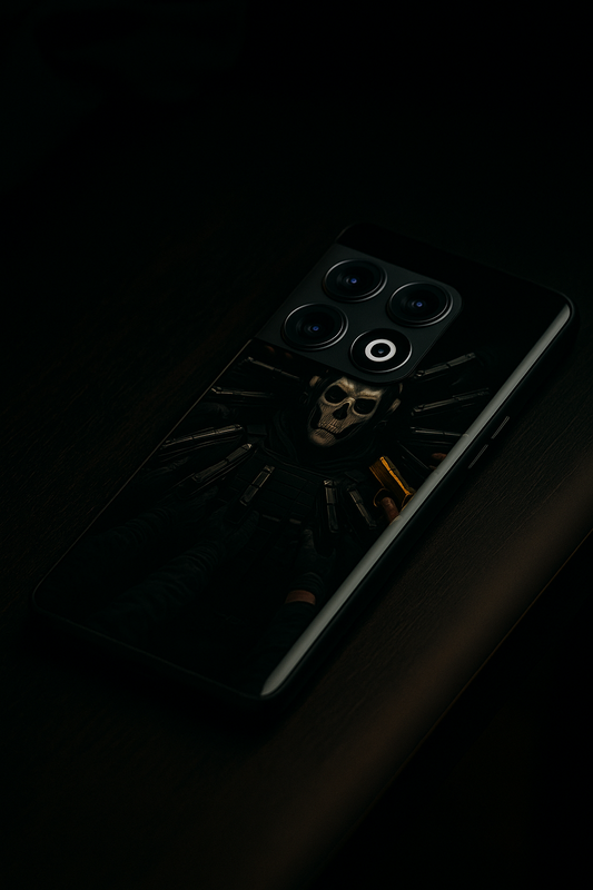 Bullet Crown Premium Glass Back Cover For One Plus 13, 12, 11, 10, Nord Series The Case & Co