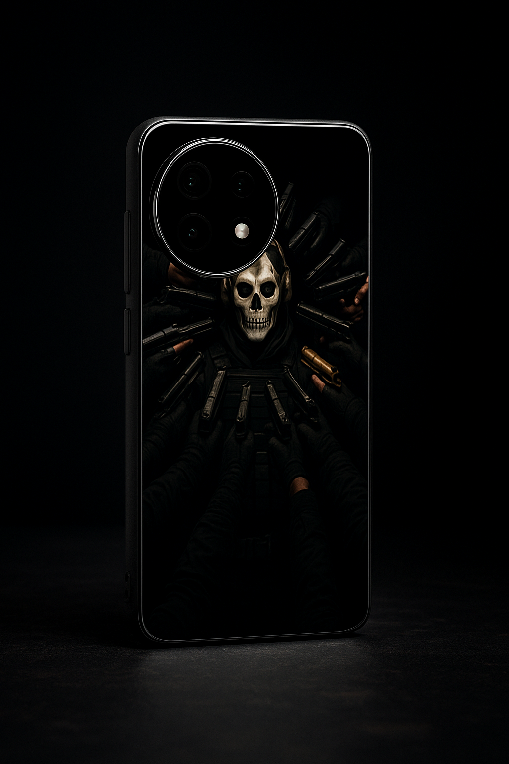 Bullet Crown Premium Glass Back Cover For One Plus 13, 12, 11, 10, Nord Series The Case & Co