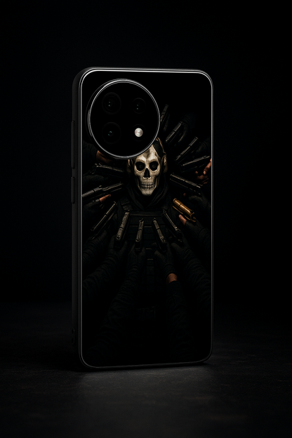 Bullet Crown Premium Glass Back Cover For One Plus 13, 12, 11, 10, Nord Series The Case & Co