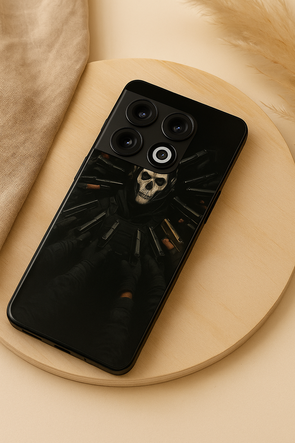 Bullet Crown Premium Glass Back Cover For One Plus 13, 12, 11, 10, Nord Series The Case & Co