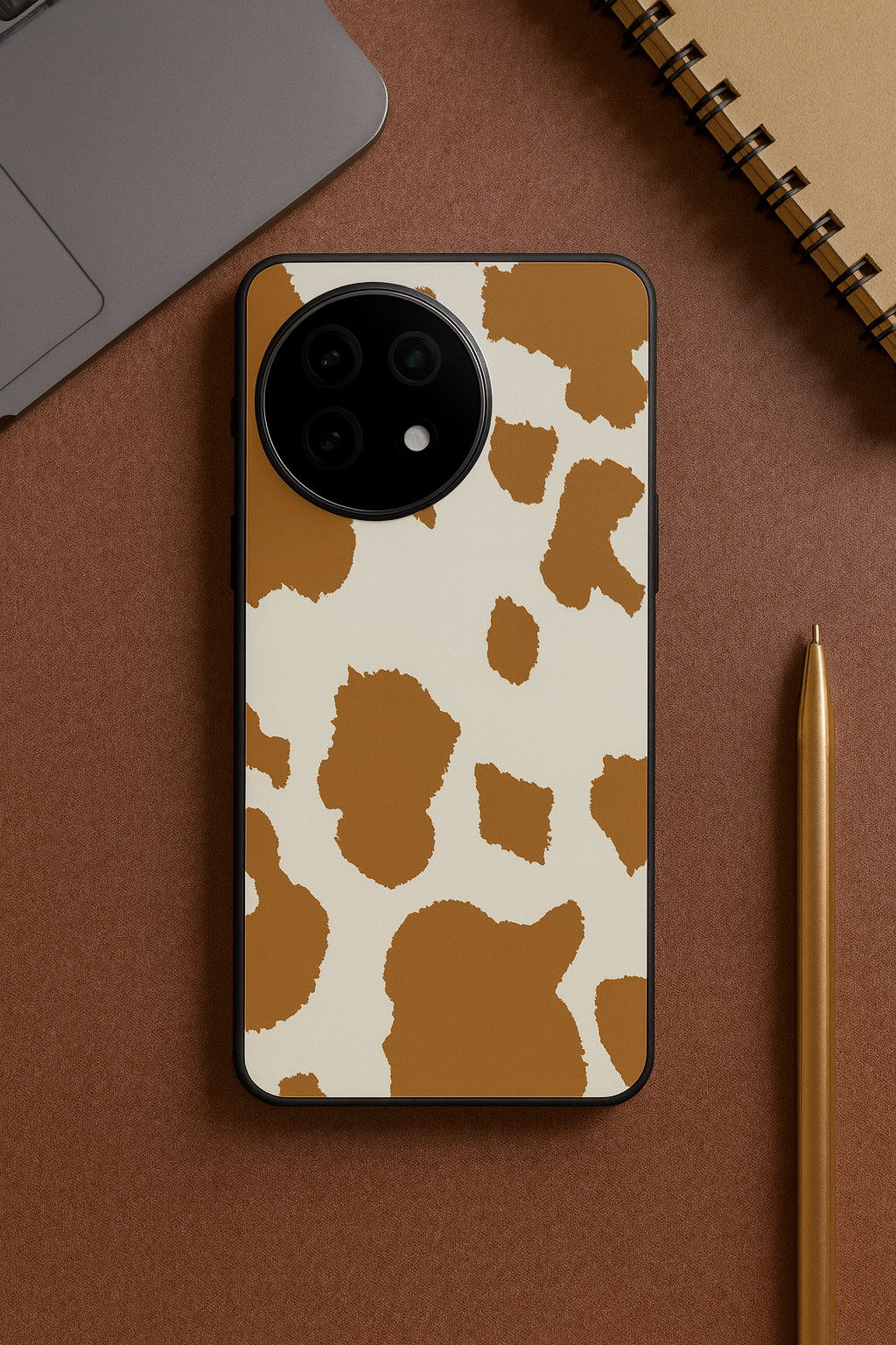 Cafe Spots Premium Glass Back Cover For One Plus 13, 12, 11, 10, Nord Series The Case & Co