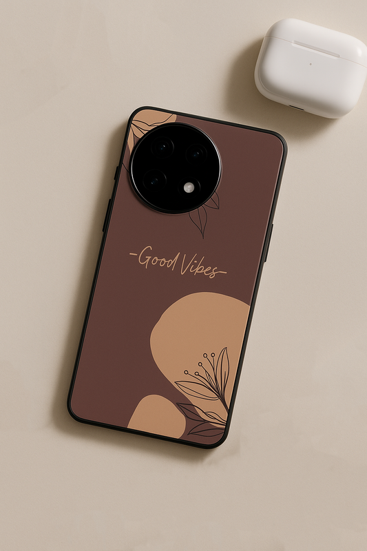 Calm Aura Premium Glass Back Cover For One Plus 13, 12, 11, 10, Nord Series The Case & Co