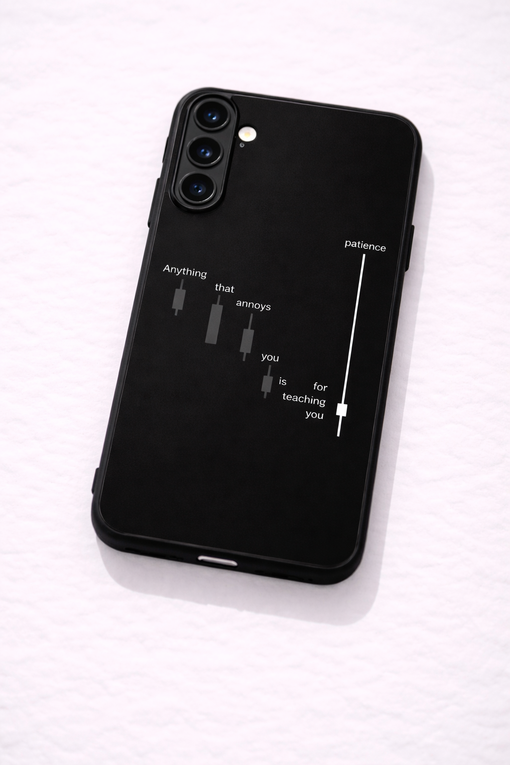 Candle Wisdom Premium Glass Back Cover For Galaxy S, A, M & F Series The Case & Co