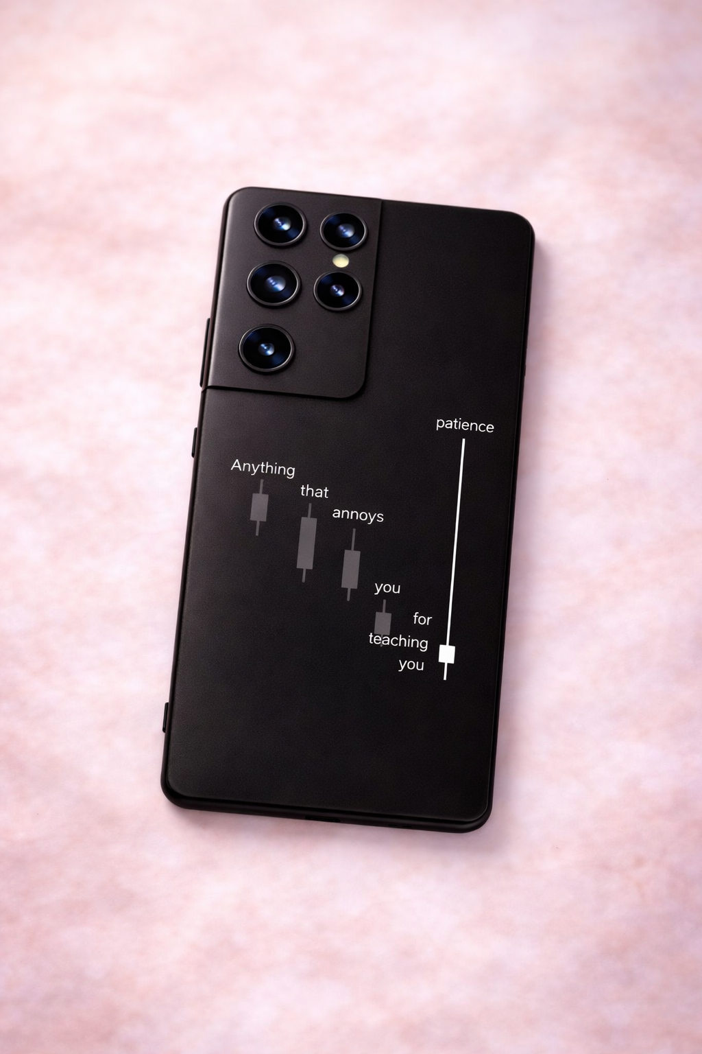 Candle Wisdom Premium Glass Back Cover For Galaxy S, A, M & F Series The Case & Co