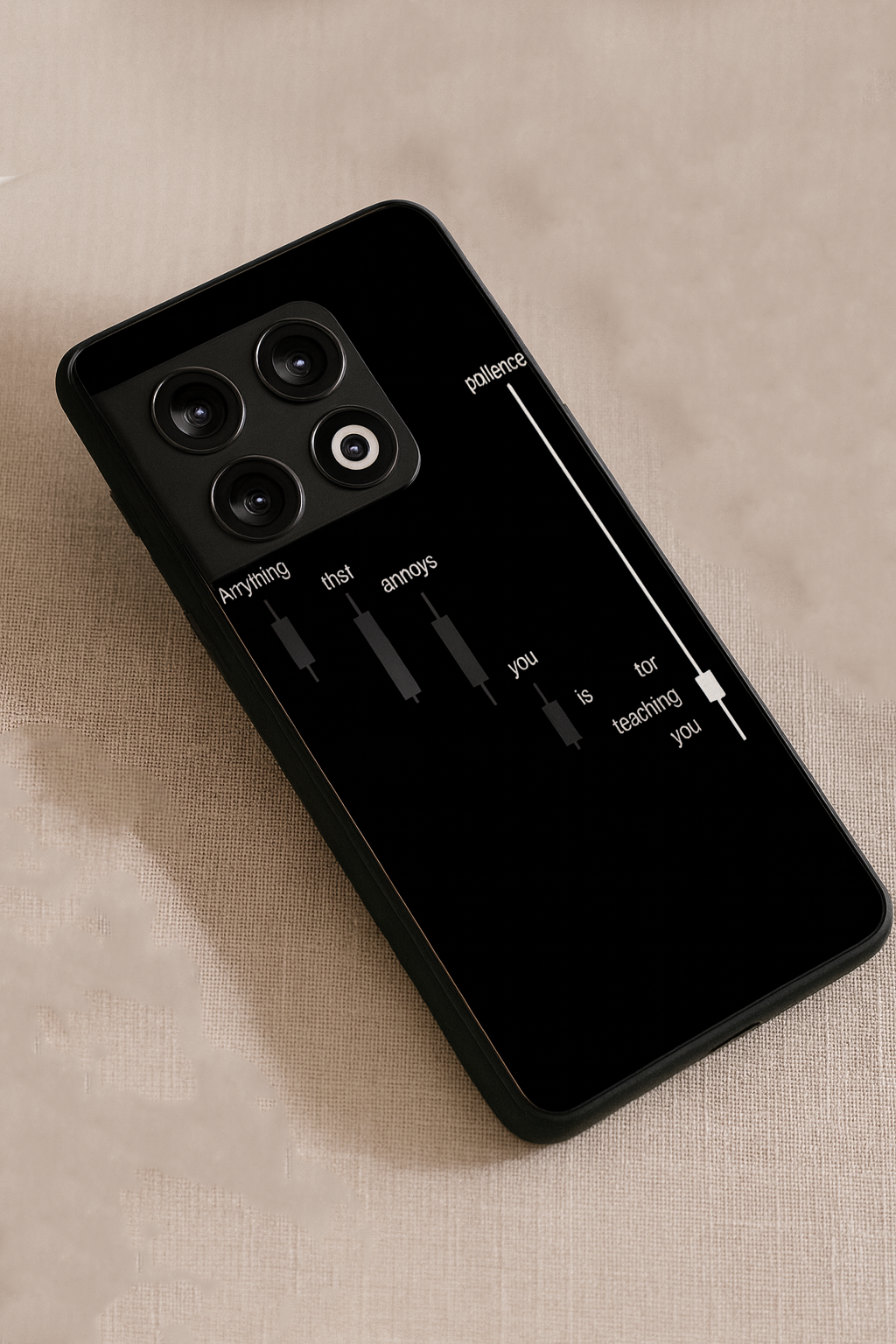 Candle Wisdom Premium Glass Back Cover For One Plus 13, 12, 11, 10, Nord Series The Case & Co