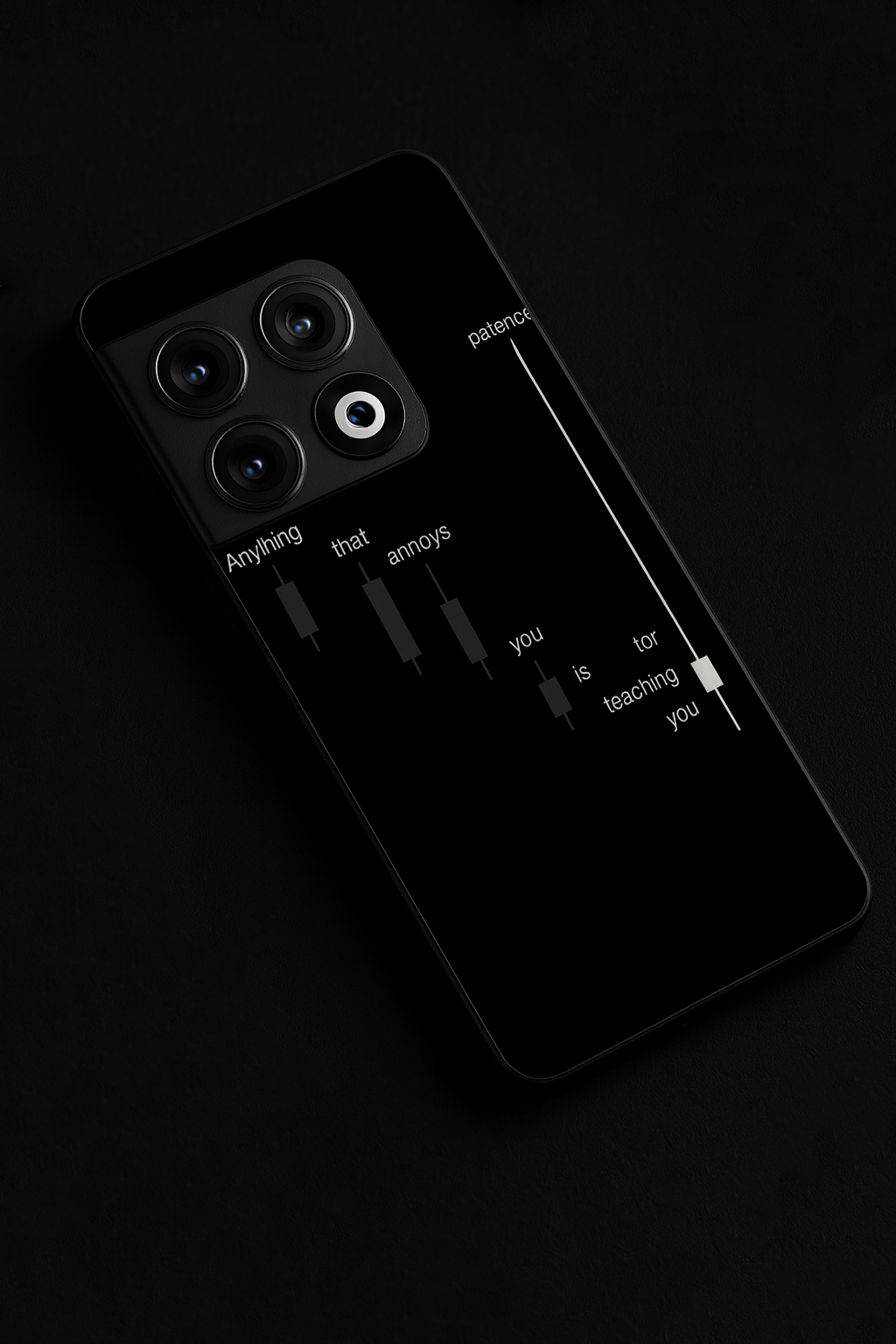 Candle Wisdom Premium Glass Back Cover For One Plus 13, 12, 11, 10, Nord Series The Case & Co