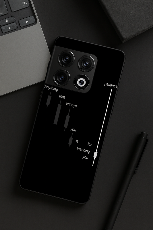 Candle Wisdom Premium Glass Back Cover For One Plus 13, 12, 11, 10, Nord Series The Case & Co