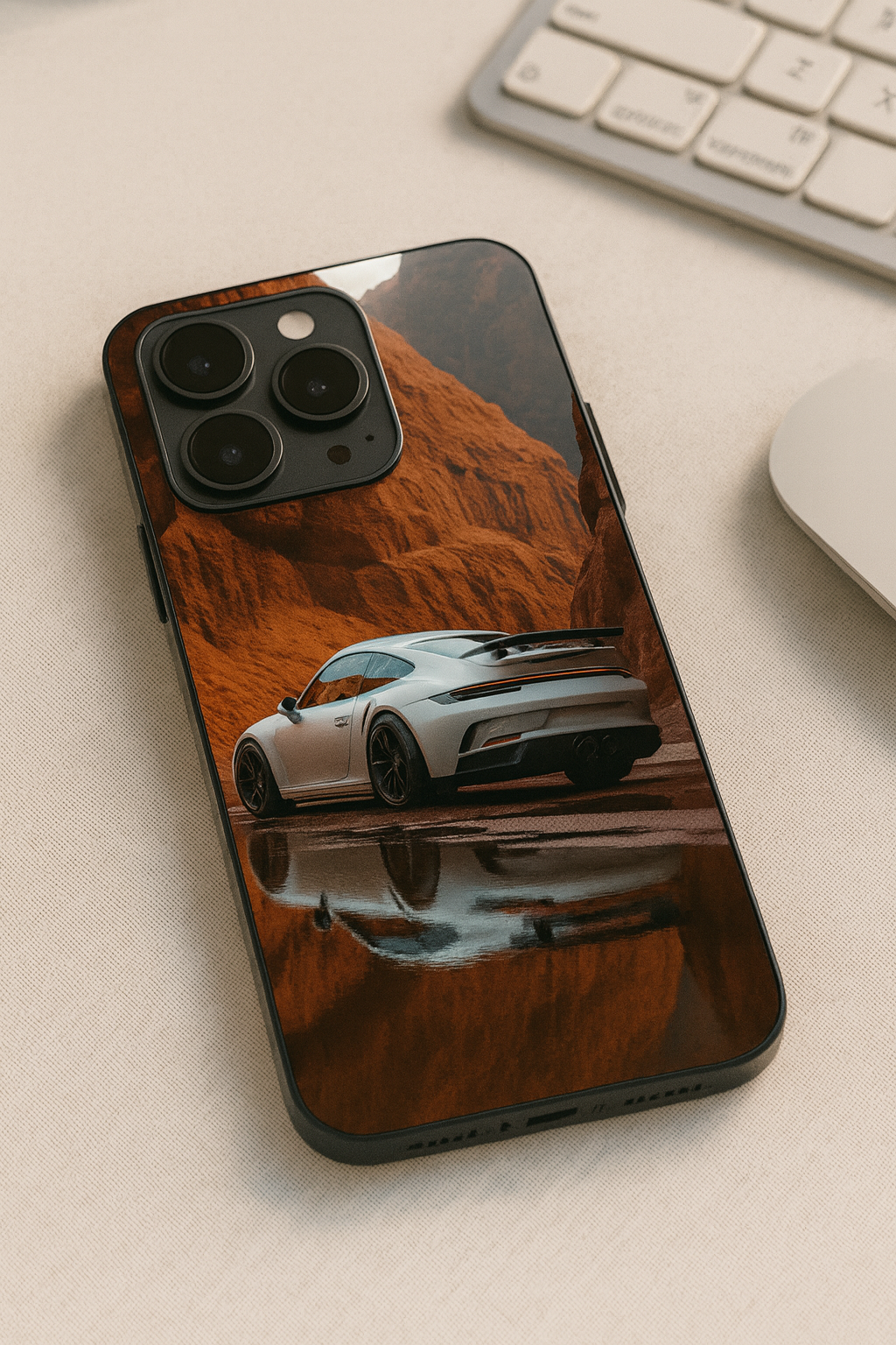 Canyon Rush Glass Back Cover For iPhone 11,12,13,14,15,16,17 ModelS The Case & Co