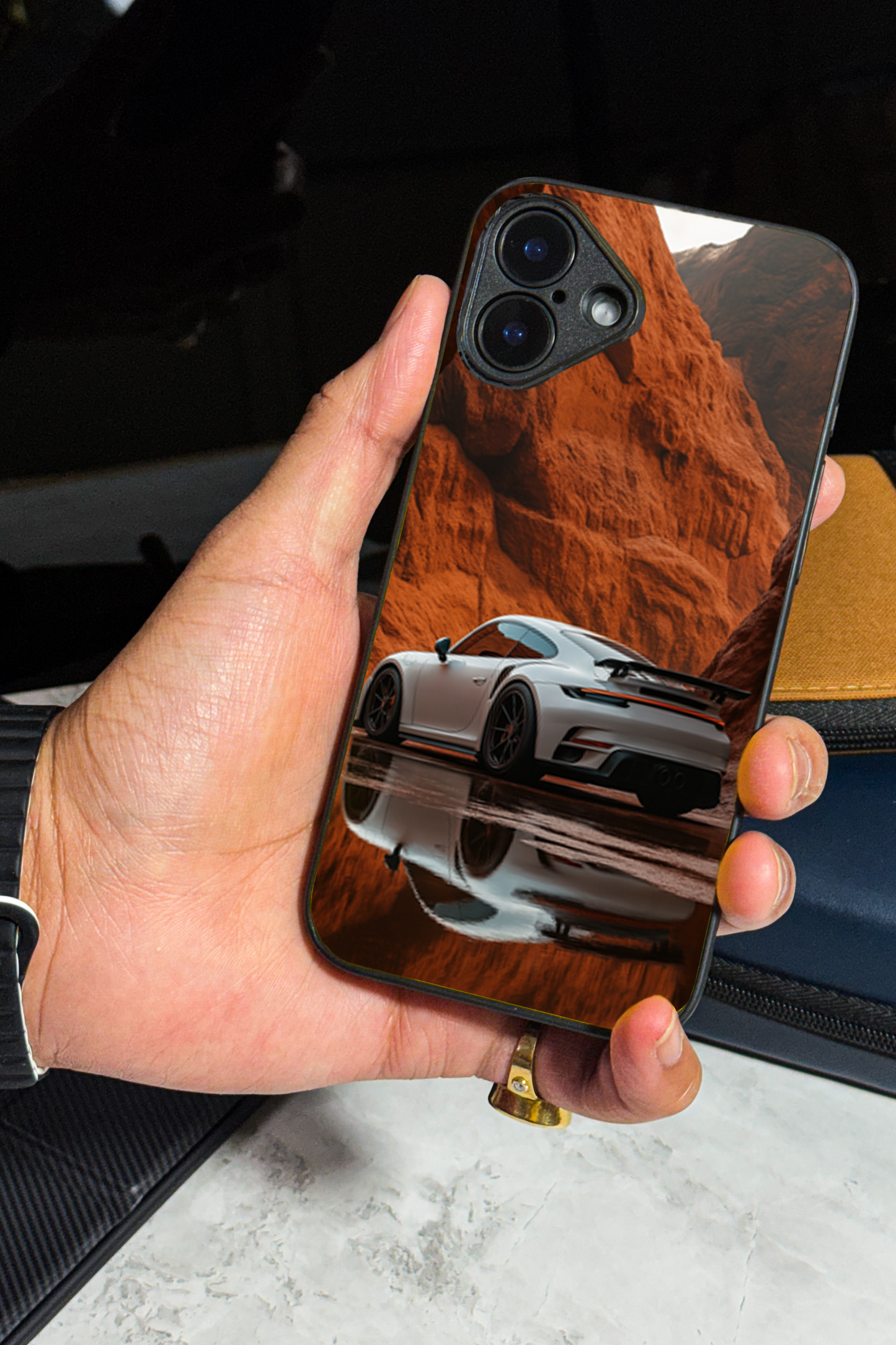 Canyon Rush Glass Back Cover For iPhone 11,12,13,14,15,16,17 ModelS The Case & Co