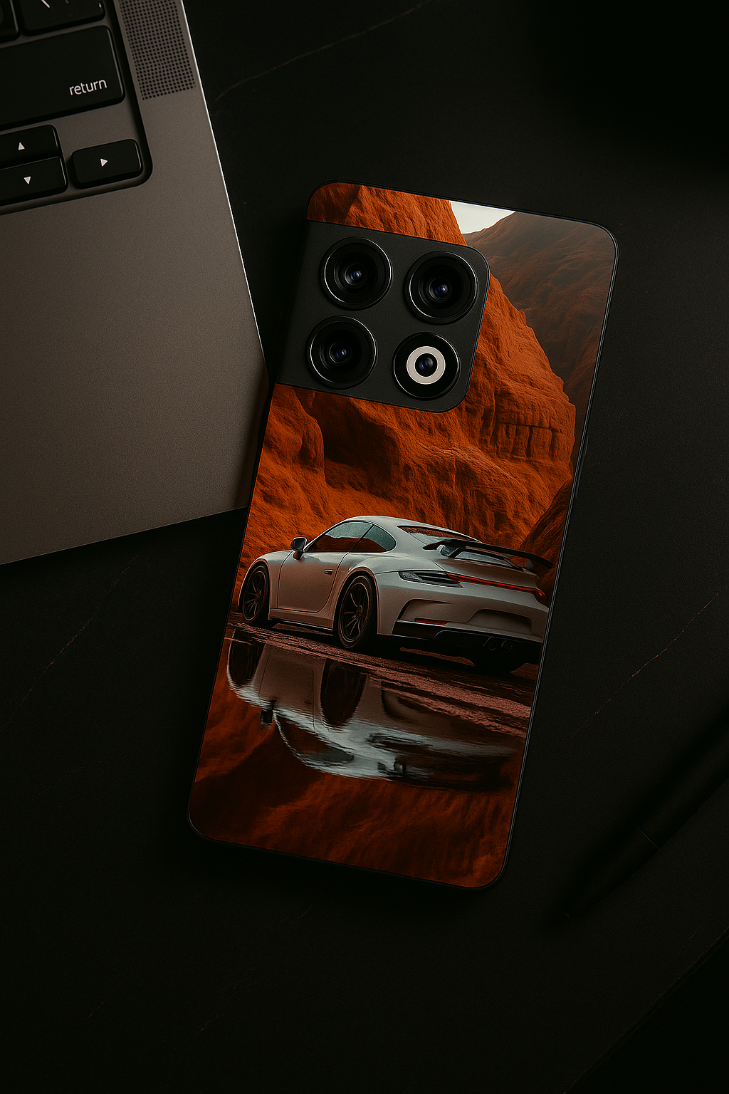 Canyon Rush Premium Glass Back Cover For One Plus 13, 12, 11, 10, Nord Series The Case & Co