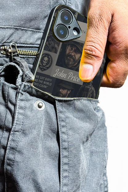 Captain’s Creed Premium Glass Back Cover For iPhone 11,12,13,14,15,16,17 Models The Case & Co