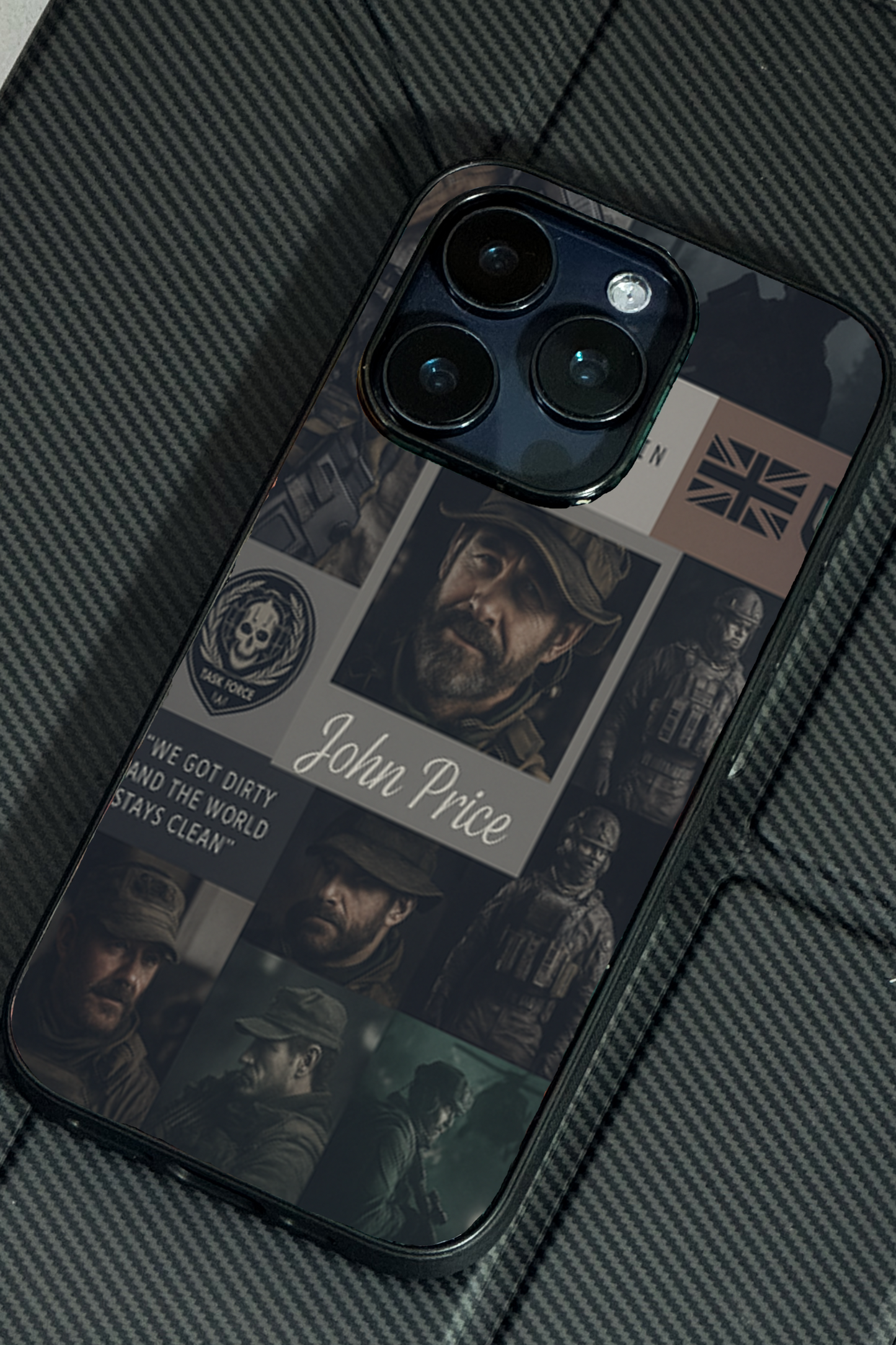 Captain’s Creed Premium Glass Back Cover For iPhone 11,12,13,14,15,16,17 Models The Case & Co