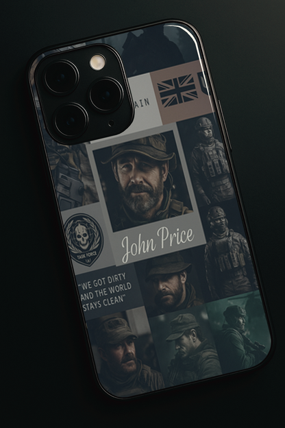 Captain’s Creed Premium Glass Back Cover For iPhone 11,12,13,14,15,16,17 Models The Case & Co