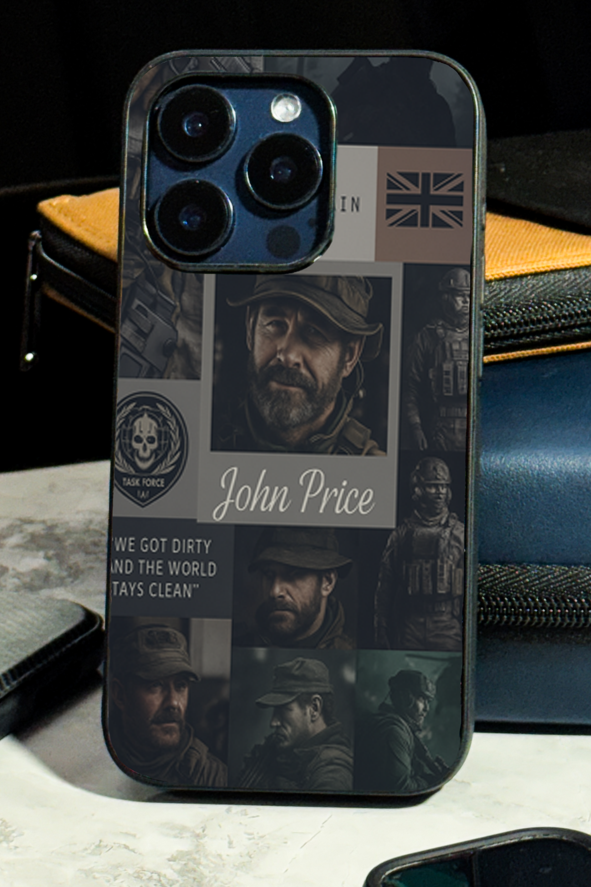 Captain’s Creed Premium Glass Back Cover For iPhone 11,12,13,14,15,16,17 Models The Case & Co