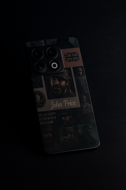 Captain's Creed Premium Glass Back Cover For One Plus 13, 12, 11, 10, Nord Series The Case & Co