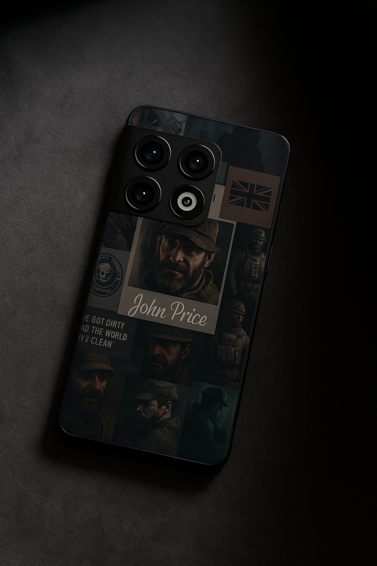 Captain's Creed Premium Glass Back Cover For One Plus 13, 12, 11, 10, Nord Series The Case & Co